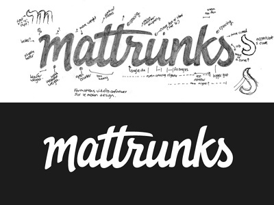 Logo Design: Handwritten #catering