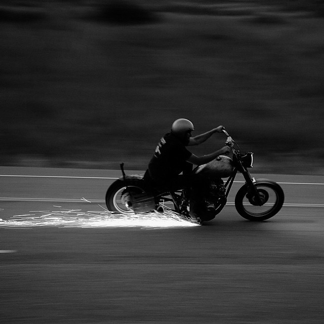 the sparks... so bad ass.