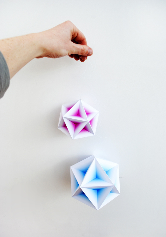 geometric gradient models // by minieco #shop #paper #gradient #window #colour #hay