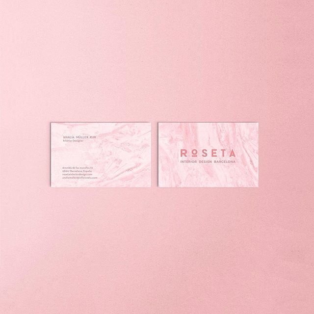 Details from stationary for Interior Designer Roseta. . . . #minimal #minimalmood #minimalistic #minimalism #pink #stationary #branding #barcelonabrand #barcelona #businesscards #logo #graphic #graphicdesigner #graphics #rhombusgraphics #concepts #instaart #graphicstudio #inspiration