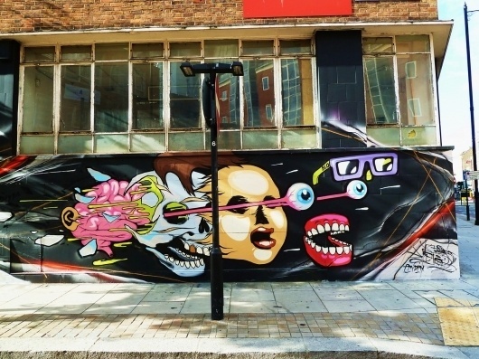 tumblr_loynuxjQ0m1qmk2dko1_1280.jpg (1280×960) #mural #graffiti #london #street #art #painting