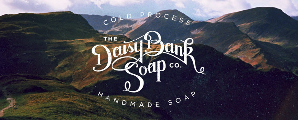 Daisy Bank Soap Co. #stamp #branding #classic #logo #soap #natural #identity #passport #type #typography