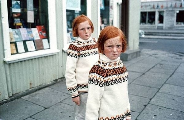 Twins by Ed van der Elsken #red #photo #girls #hair #twins #ginger #freckles