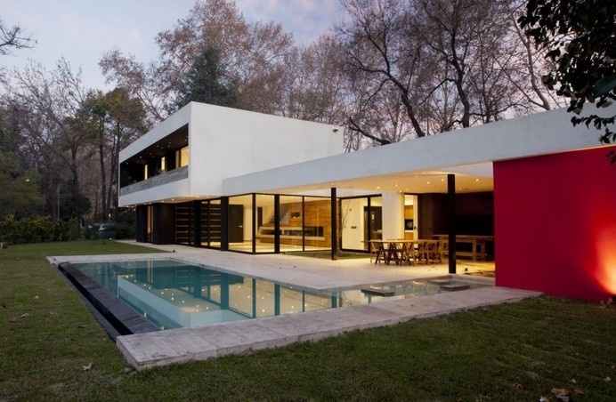 Opulent Modern Getaway in Buenos Aires, Argentina: BLLTT House #architecture #modern