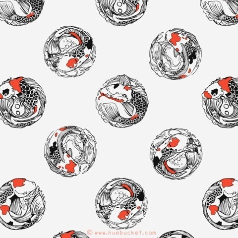 FFFFOUND! | Polka Koi | Flickr - Photo Sharing! #illustration