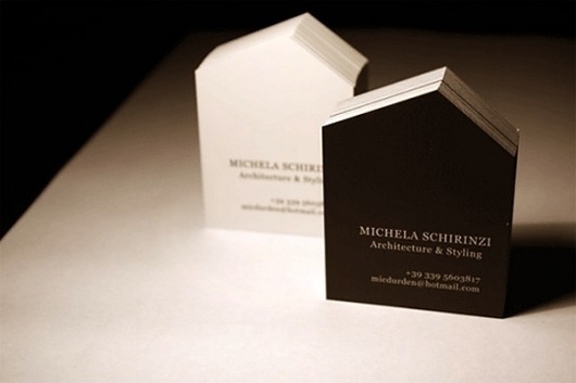 40 Architects' Business Cards for Delivering Your Message the Creative Way | Freshome #card #corporative #design
