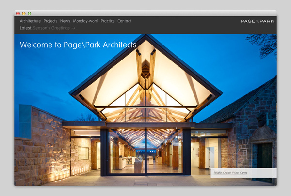 PagePark (amazing web typography) #website #layout #design #web