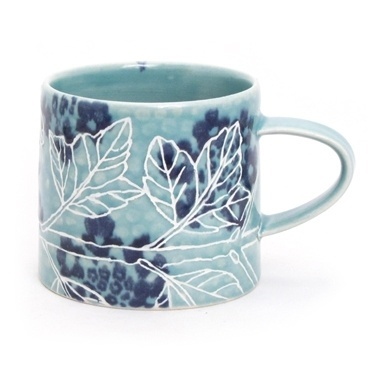 Shop: Brenda Quinn - Virburnum mug - The Clay Studio #product #porcelain #mug #pottery