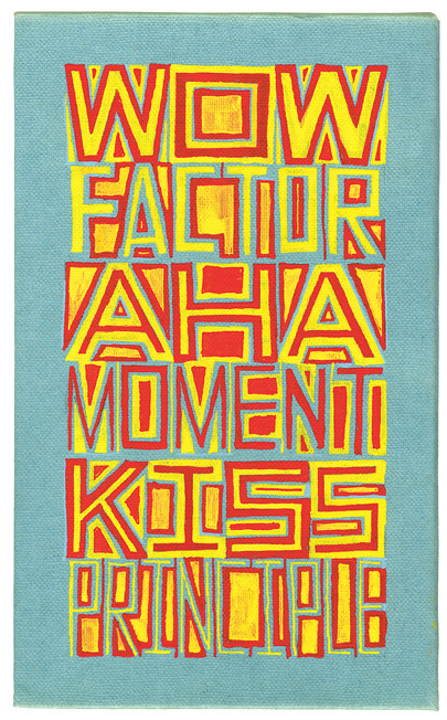 Typeverything.com Wow Factor by Ray Fenwick #type #paint #wall #art #canvas