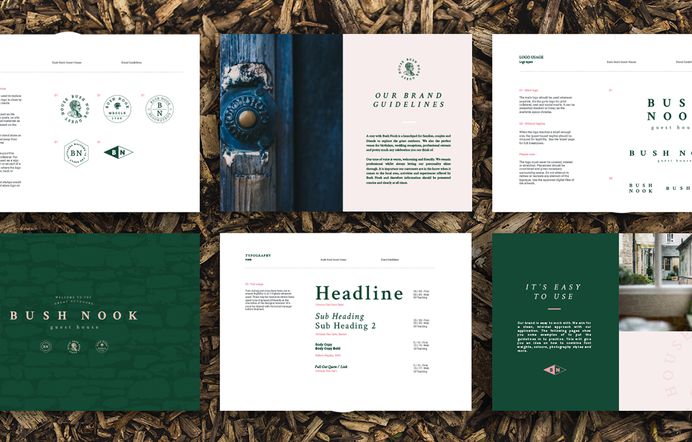 Bush Nook Guesthouse on Behance by Lucas Jubb www.lucasjubb.co.uk
