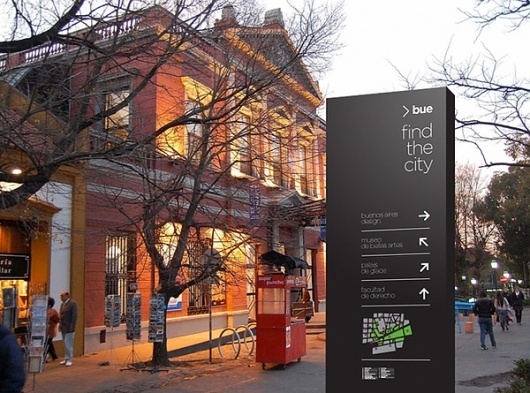 Buenos Aires Wayfinding Sistem on the Behance Network #city #wayfinding #buenos #signage #aires