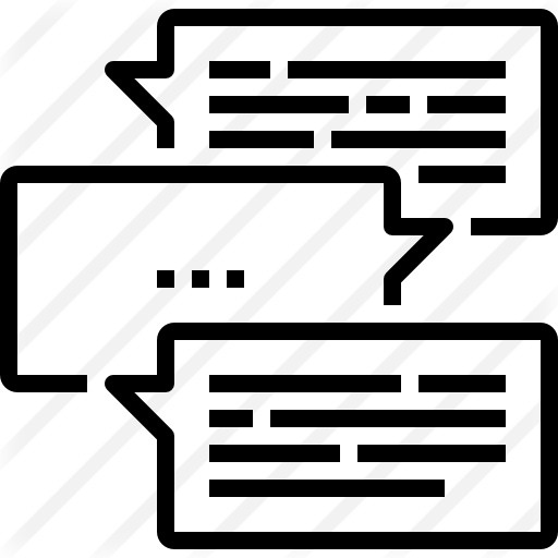 See more icon inspiration related to chat, speech bubble, conversation, communications, multimedia and communication on Flaticon.