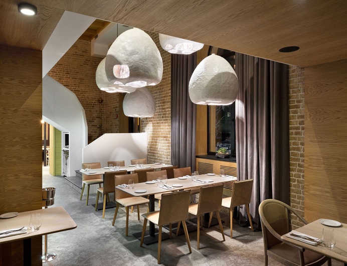 Ibsen Fish Restaurant copper gold architect interior architecture minimal modern best beauty beautiful mindsparklemag mag 01
