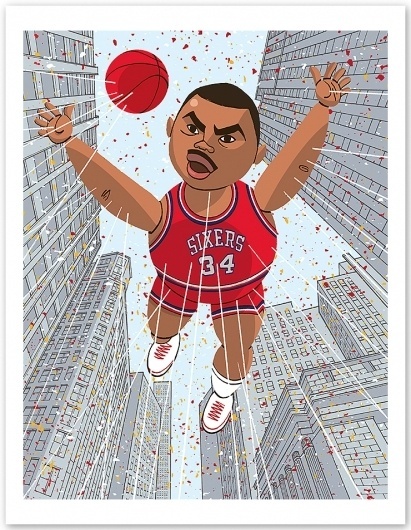 Google Image Result for http://cache1.bigcartel.com/product_images/26860107/Barkley_17x22_DROPSHADOW.jpg #illustration #charles #barkley