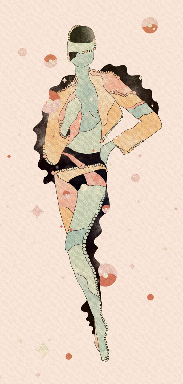 Think Flamingo Yellow Bird Machine Illustrations by Amy Martino #fashion #illustration