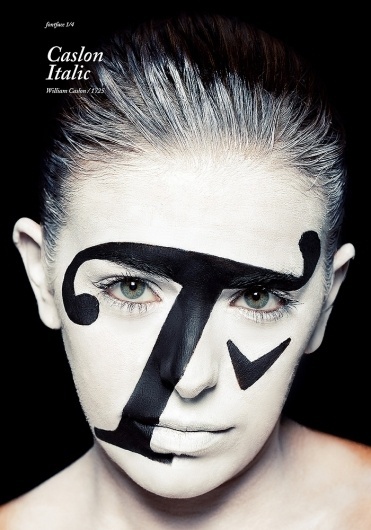 atipo — fontface 1 | caslon italic #poster