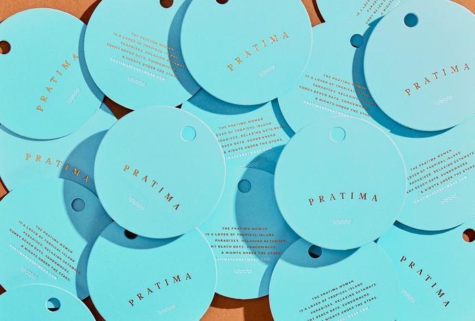 Brand Identity for Pratima Resort Wear by The White Room "As well as producing a complete campaign shoot for the brand, we created a sophi