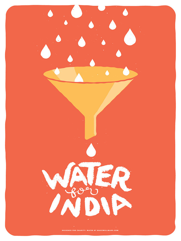 charity water madewell #illustration #poster