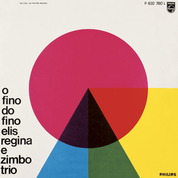 Capa de disco de 1965 - O fino do Fino. Autor: Carlos Prósperi. 31 x 31 cm. Linha do tempo do design gráfico no Brasil, p. 338 #linha #tempo #grfico #no #design #do #carlos #fino #brasil #prsperi #o #1965
