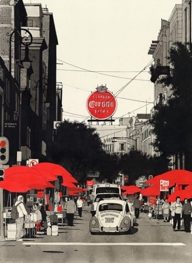 centro.jpg (Immagine JPEG, 400x545 pixel) #red #white #black #illustration #and