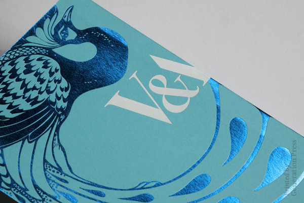 Generation Press #v&a #foil #invitation