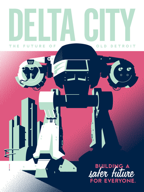 Travel Poster Art for Movies from theÂ 1980's News GeekTyrant #pink #80s #poster #future #green