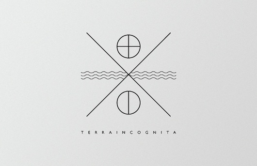 Estudio Ritxi Ostáriz. Terra Incognita #geometry #logo #identity #cross