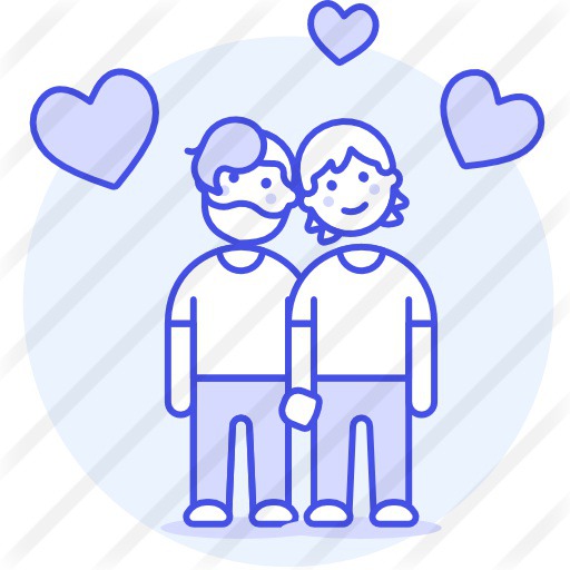 See more icon inspiration related to love and romance, homosexual, gay, couple, love and people on Flaticon.