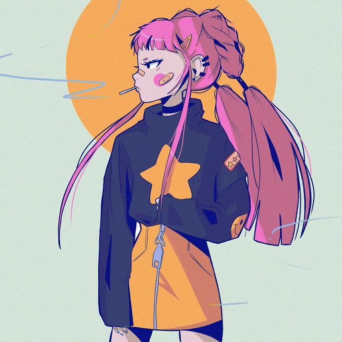 a take on Daena by phlomux. Anime illustrations