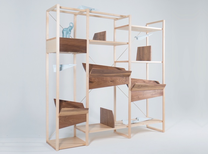 Bookstack Planed Planes Fly Massive Millworks #fly-massive-millworks #wood #interior #design #artisan #furniture #decor #woodwork #woodwork