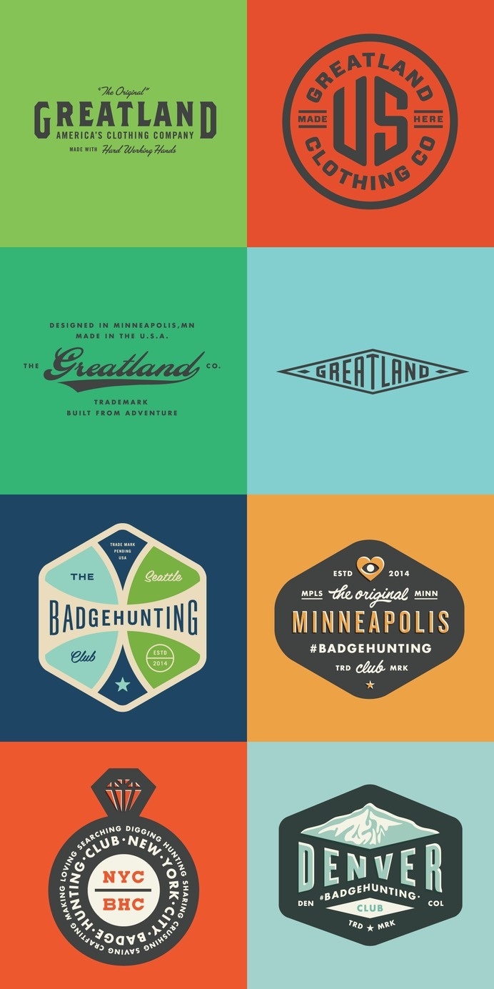 Badges - Allan Peters #badges #logos