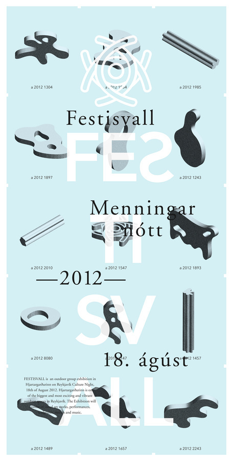 Festisvall 2012 #festival #design #graphic #arts #digital #poster #art