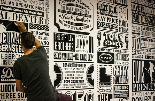 Sony Music Timeline #style #typography
