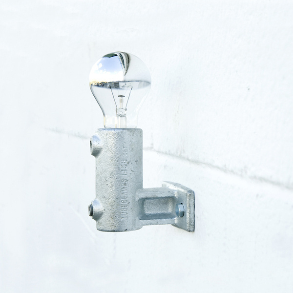 up-cycled lamps from construction sites by studio usame #silvar #lamp #metric