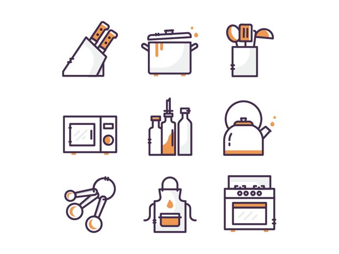 Kitchen Icons P.1