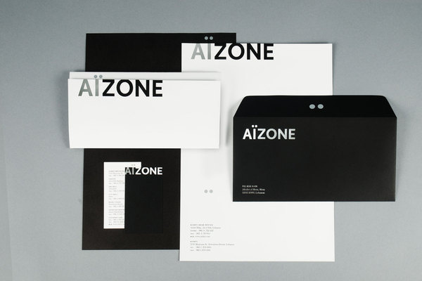 Aizone Identity on Behance #ai #corporate #identity