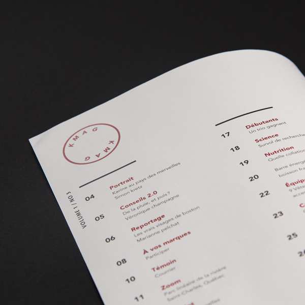 KMAG on Behance #run #kmag #print #design #runner #brochure #layout #magazine