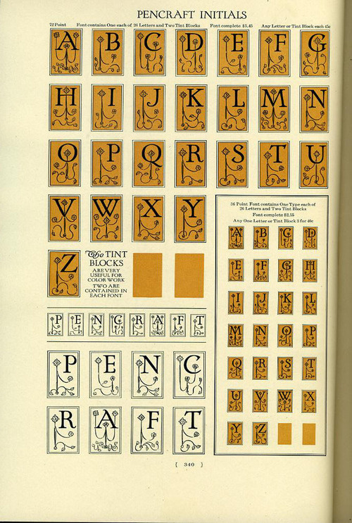 Sidney Gaunt designed the Pencraft family for BB #typography