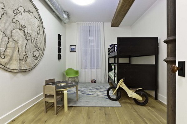 30+ Beautiful Bunk Room Ideas for Kids #kids #bedroom #bunk #room