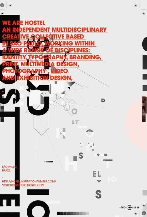 Studio Hostel #posters #typography