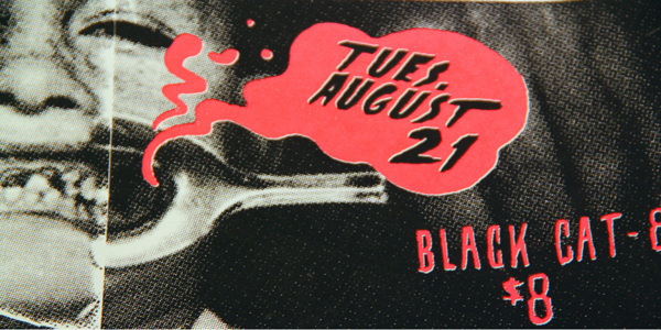 FOUL SWOOPS SHOW POSTER on Behance #halftone