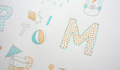 SOF_Summertime_03 #summer #letterpress #poster