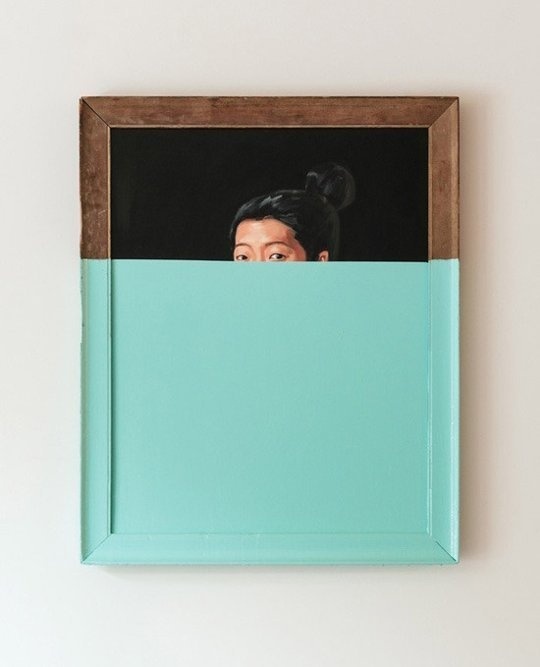 5 Ways to Update Thrift Store Art | Apartment Therapy #thrift #paint #dip #art #diy