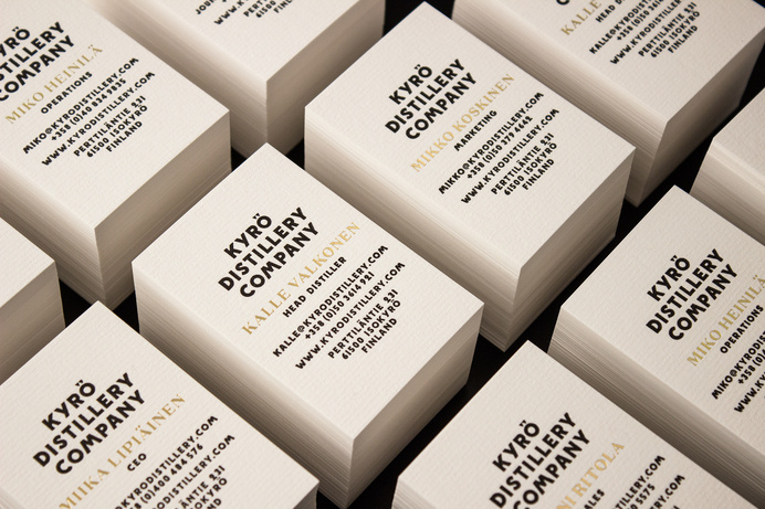 Kyrö Distillery Company — Werklig #card #print #business #foil