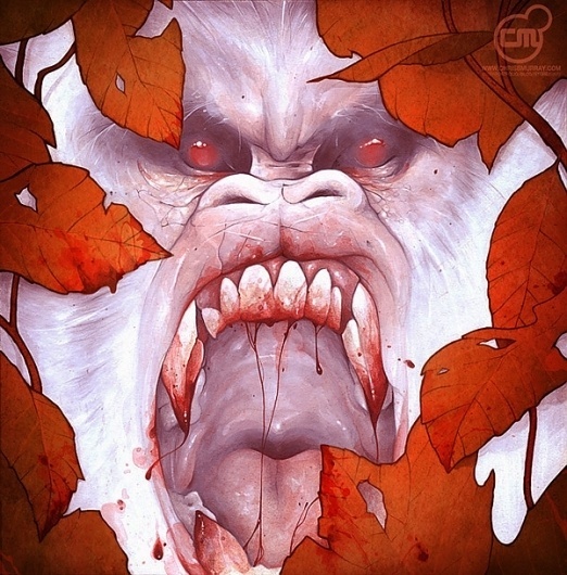 :: ChrisMurray :: BLOG AND STORE :: #apathy #mindstate #cover #primate #illustration #art
