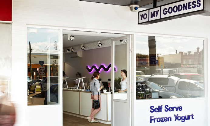 YOMG Signage #signage #shop #window #typography