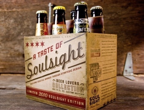A Taste of Soulsight #beer #bottle #packaging #self #label #promotion