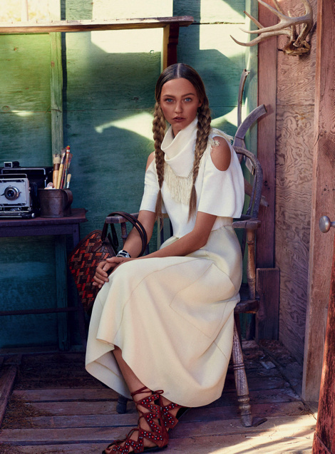 Sasha Pivovarova by Mikael Jansson for US Vogue #model #girl #photography #portrait #fashion