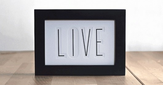 Dribbble - livelove_1-1.gif by 55 Hi's #live #print #design #letterpress #love #typography