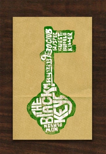 Doug Sheets | Black Keys Poster #letterpress #poster
